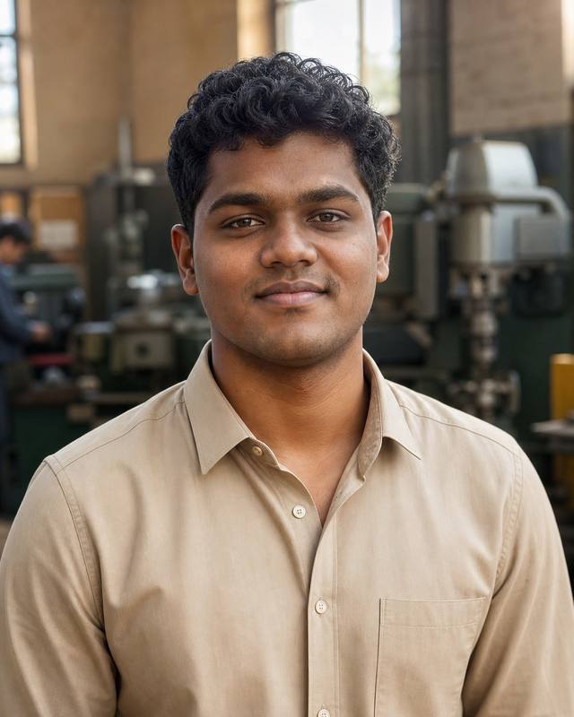SVEB student working on an engineering project